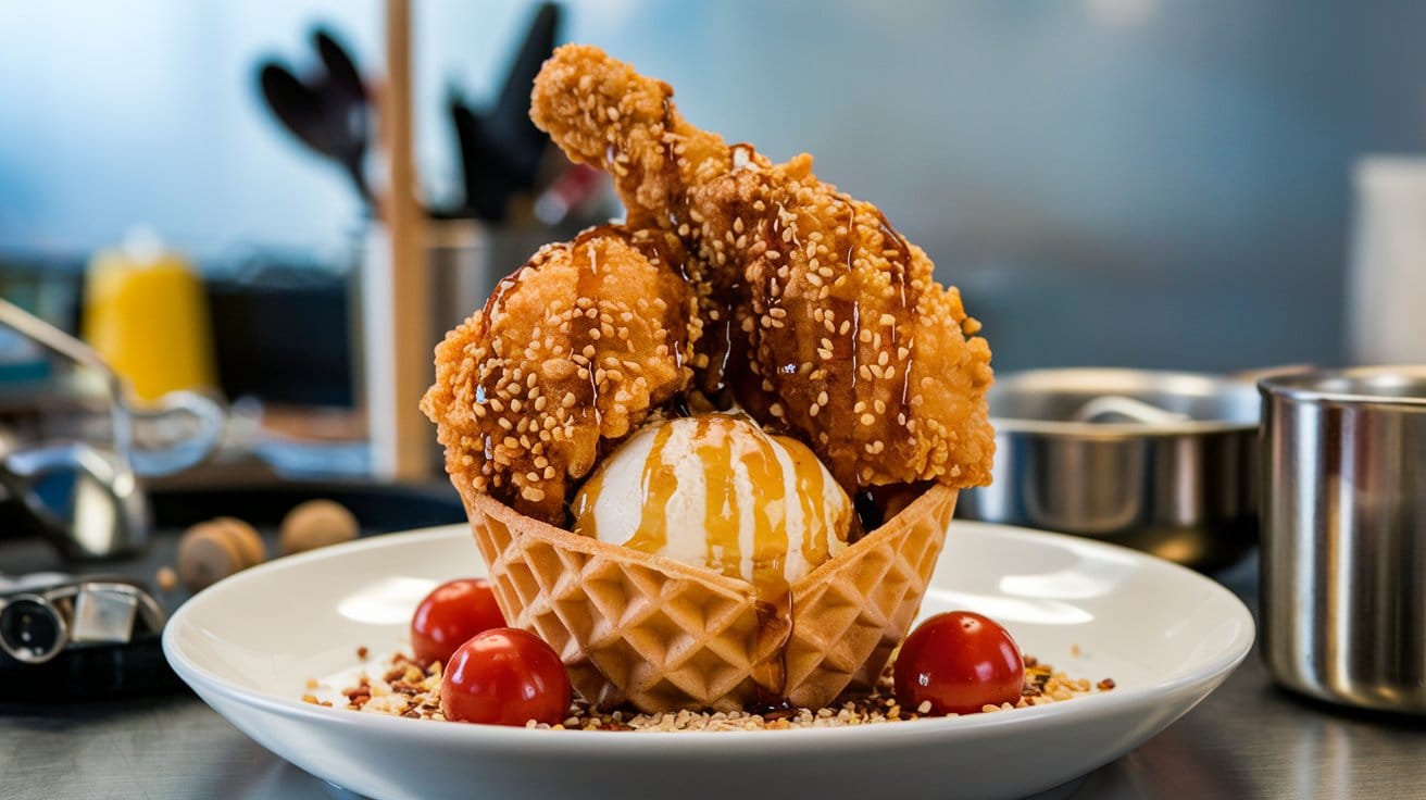 Fried Chicken Ice Cream