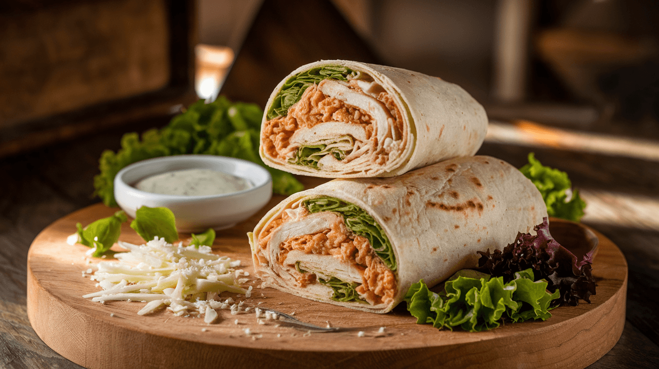 Calories in a Caesar Chicken Wrap