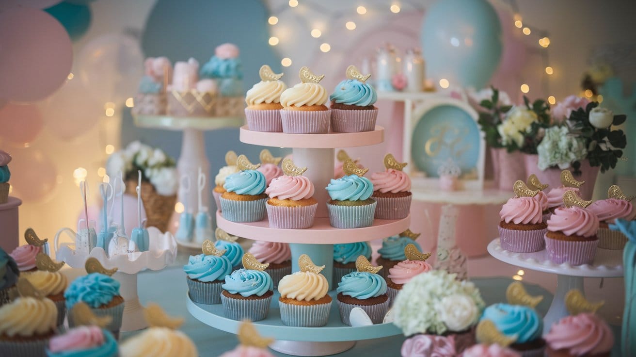 Gender Reveal Cupcakes