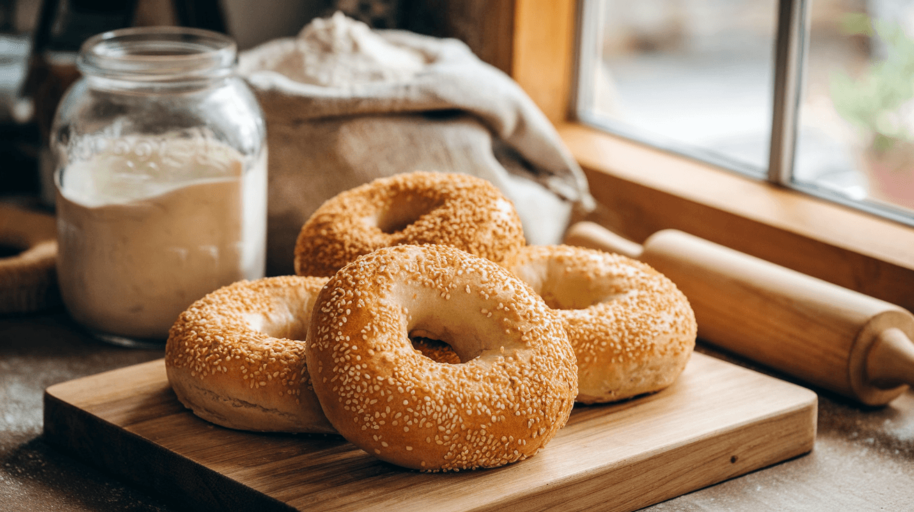 Are sourdough bagels supposed to rise?