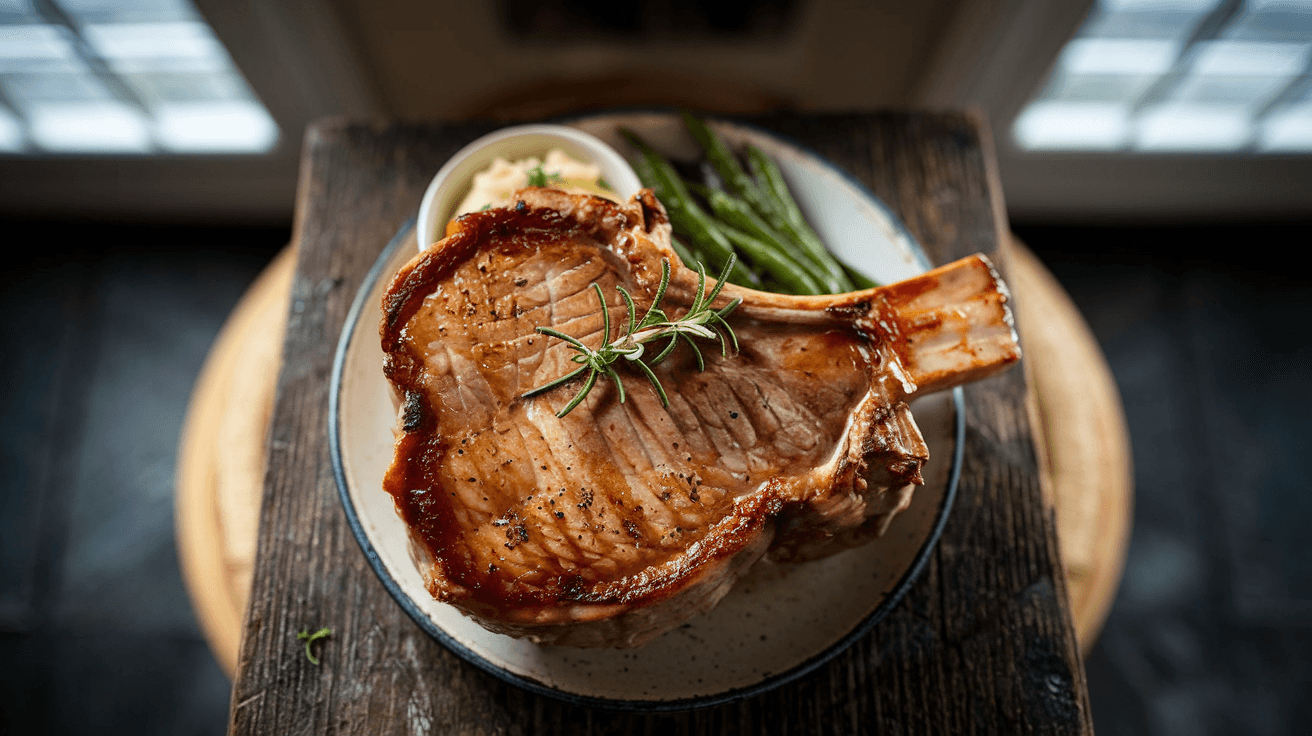 What is the best way to cook a pork chop so it's tender?