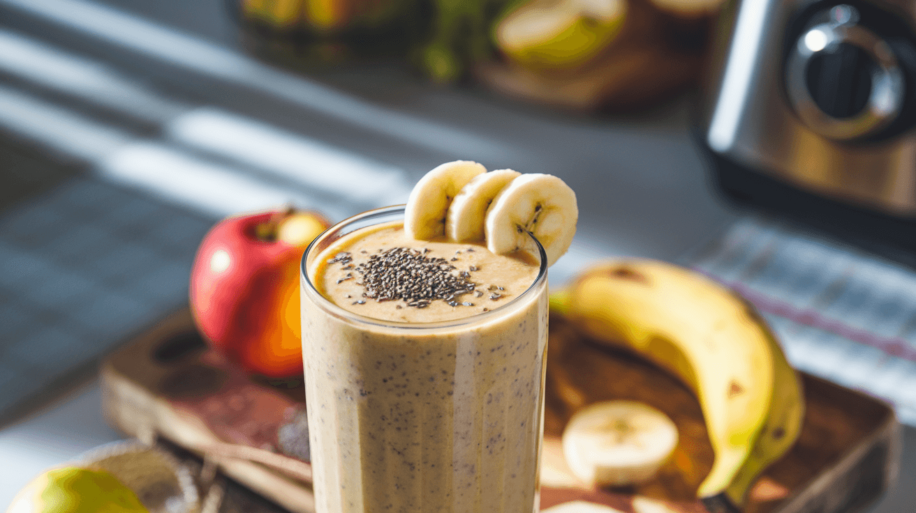 Apple banana smoothie