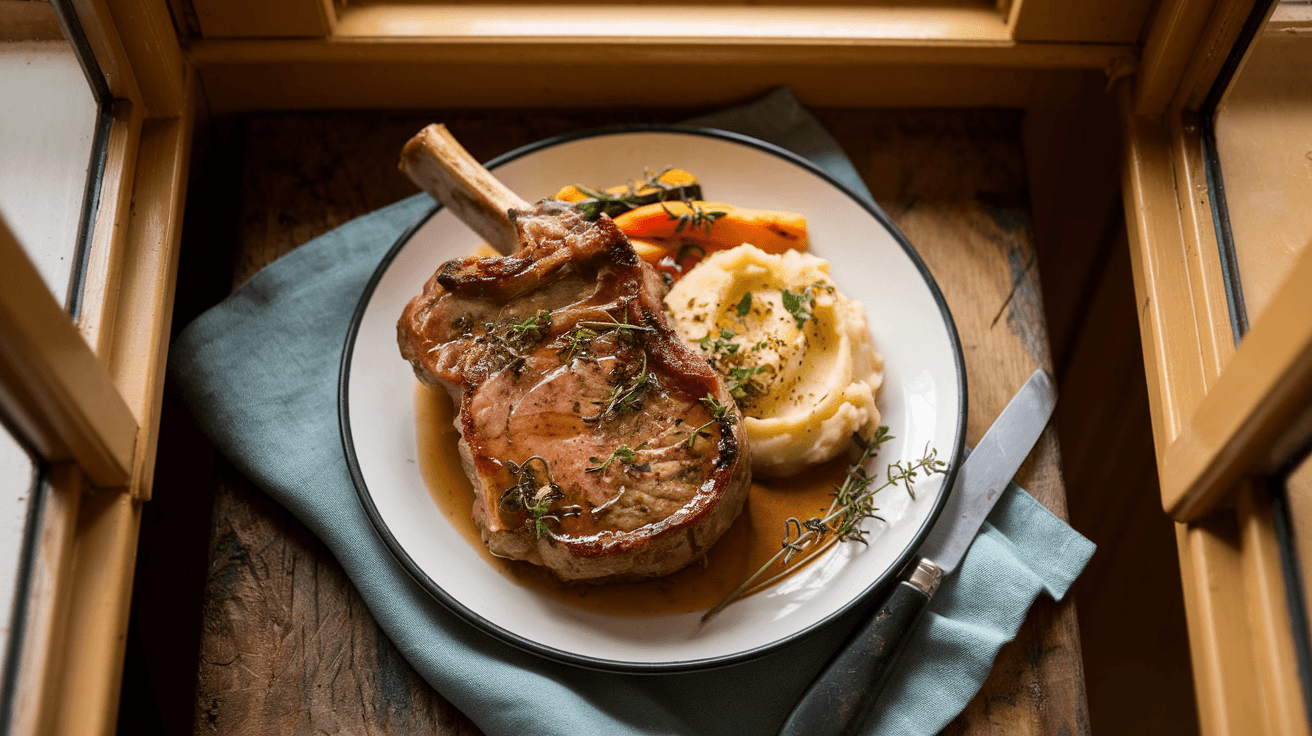 Can you cook pork chops low and slow?